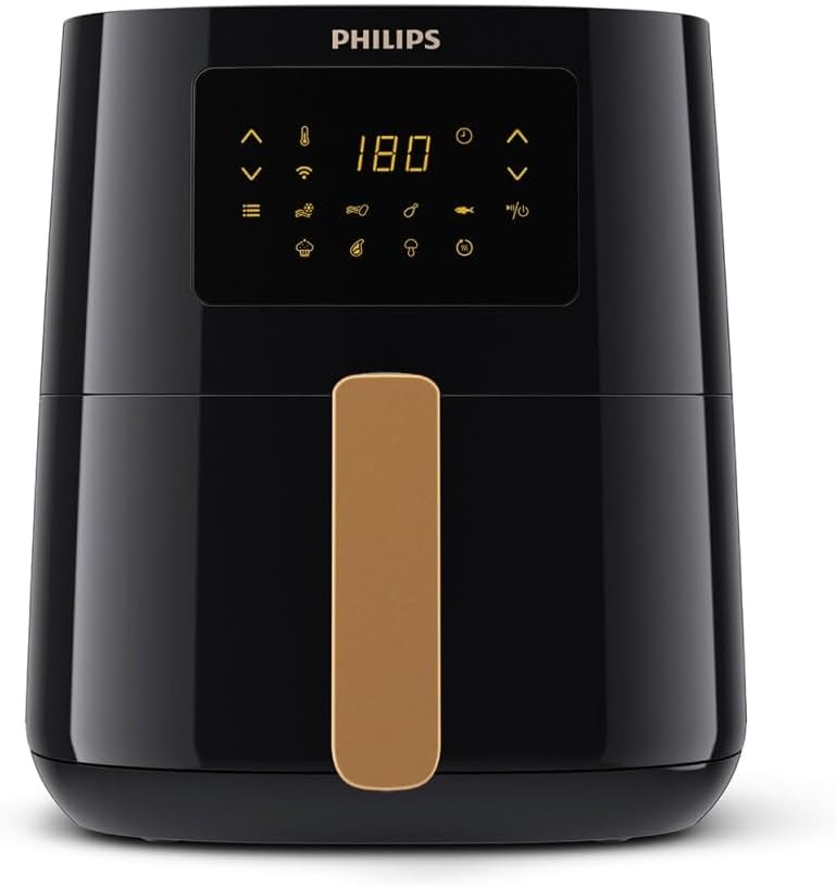 Philips Airfryer 5000-Serie L, 4.1L (0.8Kg), 13-in-1 Airfryer, Wifi verbunden, 90% Weniger Fett mit Rapid Air Technologie, Rezepte-App