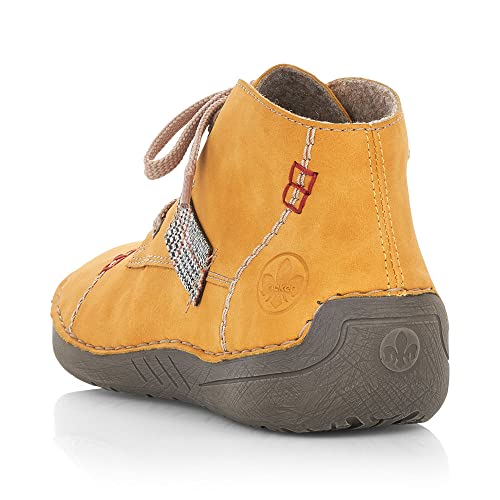 Rieker Women’s Comfort Shoes 52540 – Lace-Up Low Shoes
