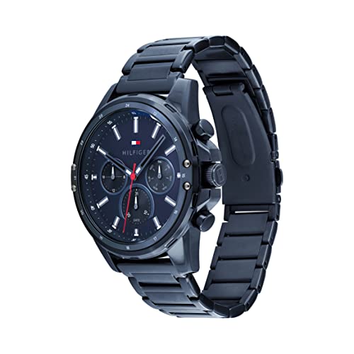 Tommy Hilfiger Multi Zifferblatt Quarz Uhr für Herren mit Edelstahl- oder Silikonarmband