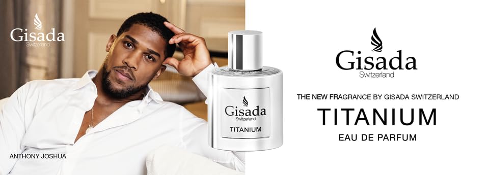Gisada - Titanium | 100ml | Eau de Parfum | für Herren | für Frauen | Unisex | würzig, lebendiger, frischer und kraftvoller Duft