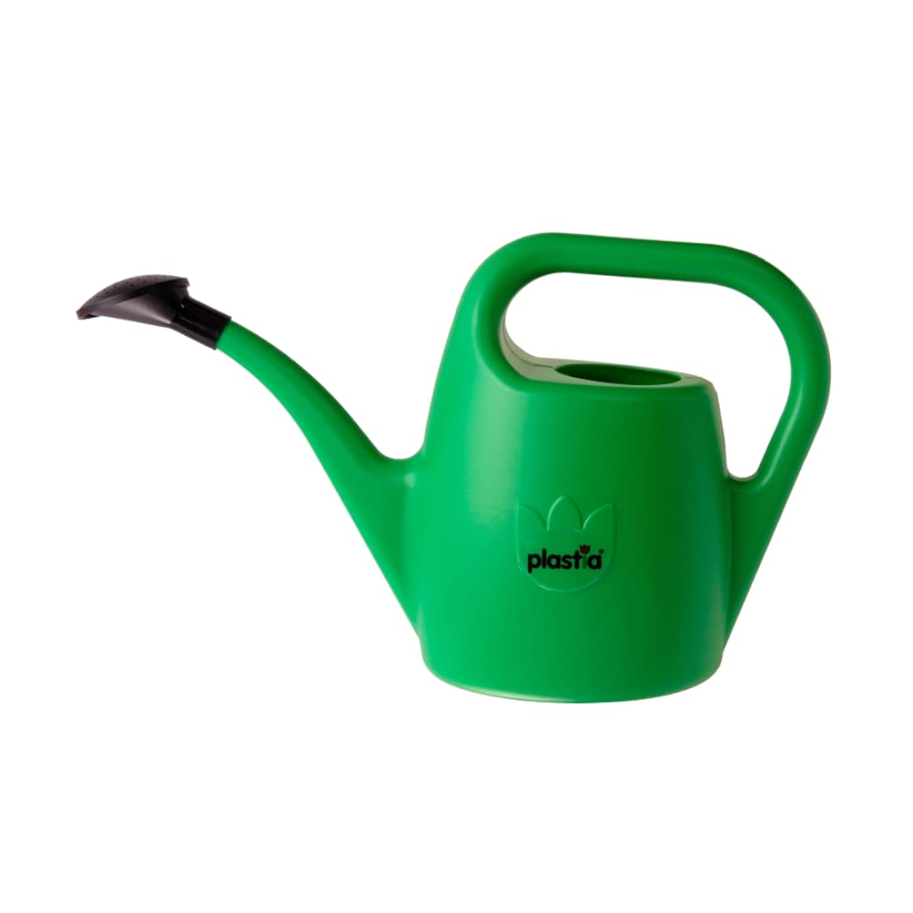 Plastia Gartengießkanne mit dem Brausekopf, 2L - Gießkanne aus Hochwertigem Kunststoff - Handliche Giesskanne für Innen- und Außenbereich - Ideal für Bewässerung für Zimmerpflanzen (Anthrazit)