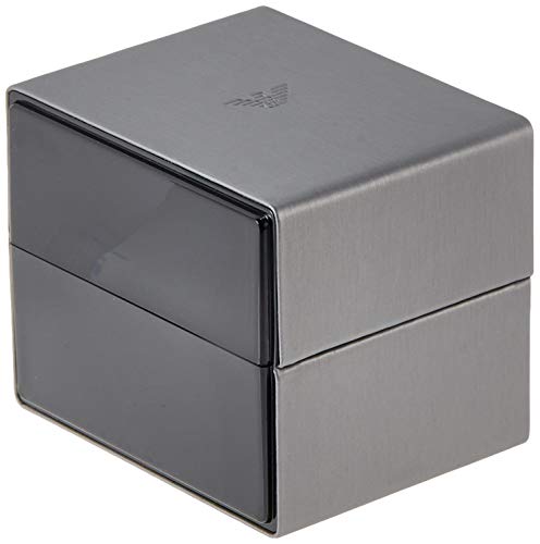 Emporio Armani men's watch with three hands, stainless steel, case size 43 mm