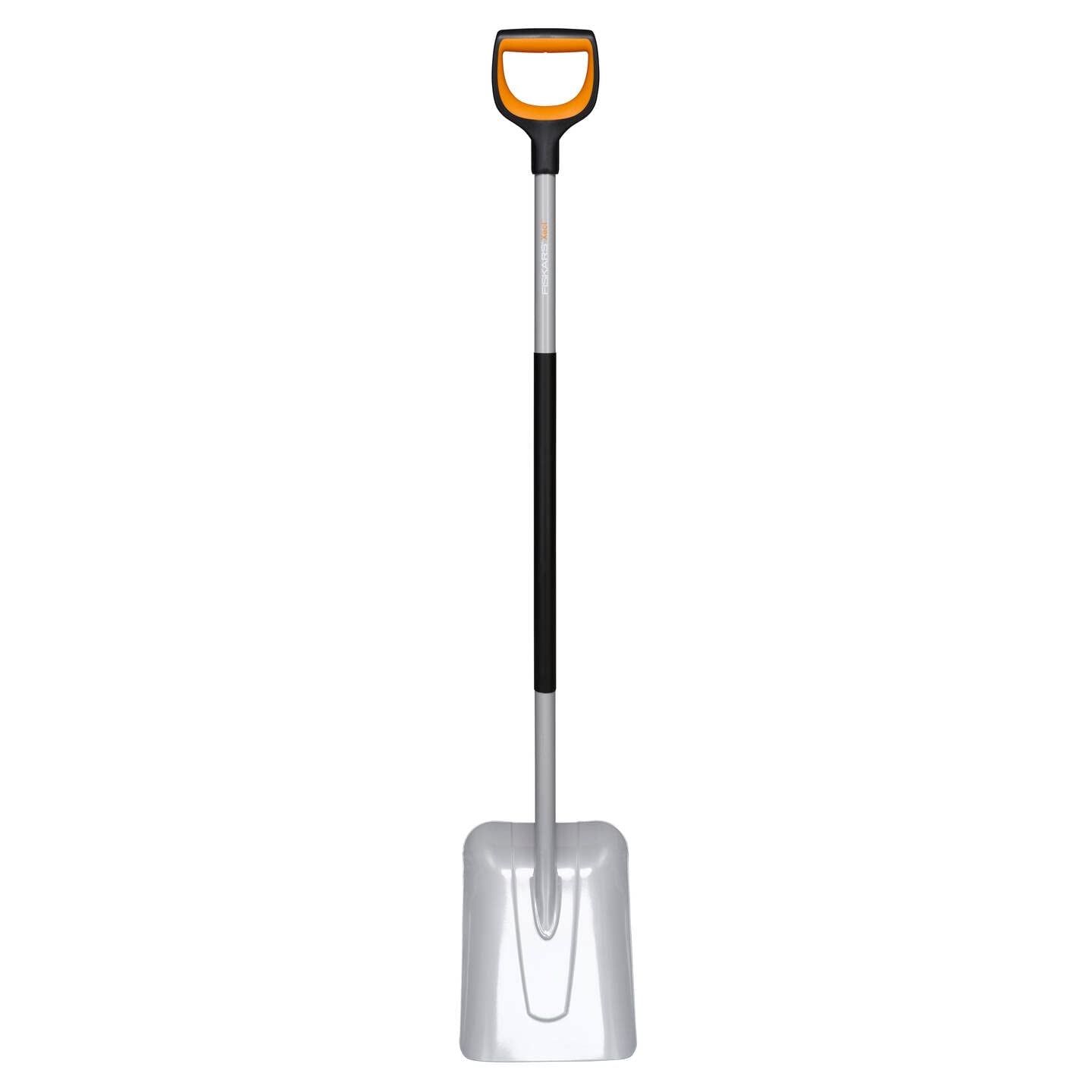 Fiskars Gärtnerspaten für harte, steinige Böden, Spitz, Länge: 120 cm, Verstärktes Borstahl-Blatt, Schwarz/Orange, Xact, 1066729