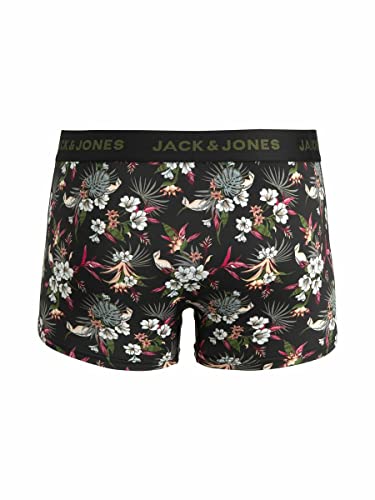 JACK & JONES Men's Boxer Shorts – 3-Pack Solid Color Trunks