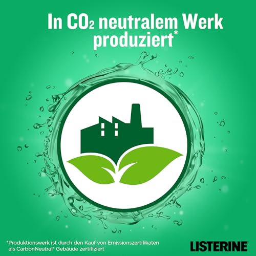 LISTERINE Total Care Zahnfleisch-Schutz (6 x 500 ml), antibakterielle Mundspülung mit Fluorid für gesundes Zahnfleisch, Zahnpflege Mundwasser reduziert Zahnbelag mit 6 in 1 Wirkung