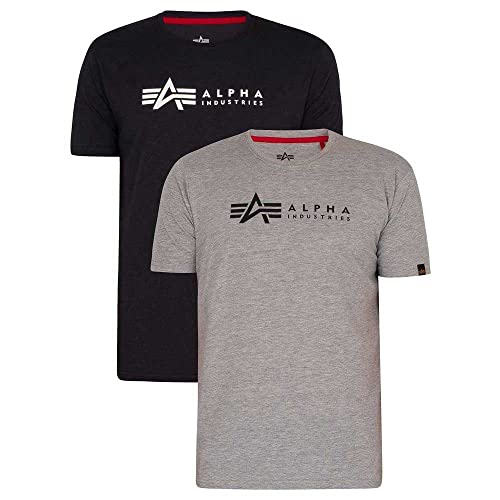 ALPHA INDUSTRIES Men's T-Shirt (2-Pack)