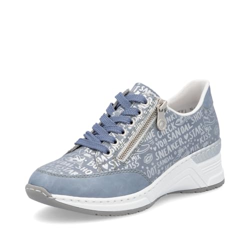 Rieker Damen Low-Top Sneaker N4316 – Wedge Heel