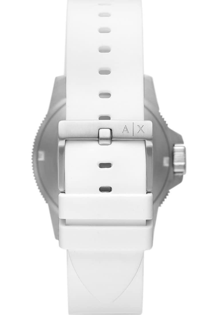 Armani Exchange Watch for Men, Quartz Movement and 42mm Case Size with Stainless Steel, Leather or Silicone Strap
