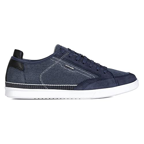 Geox Men’s U Walee A Sneakers – Lightweight Canvas Trainers