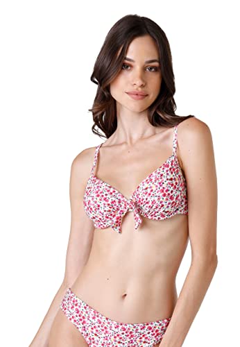 Lovable Women's Underwired Bra Bikini – Printed Knitted Micro Two-Piece Set