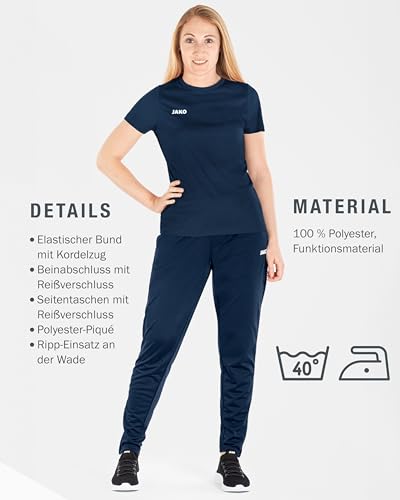 JAKO Women’s Classico Sport Pants – Jogging Pants