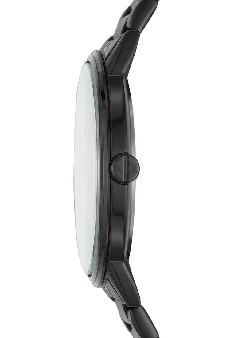 Armani Exchange Watch for Men, Quartz Movement and 42mm Case Size with Stainless Steel, Leather or Silicone Strap
