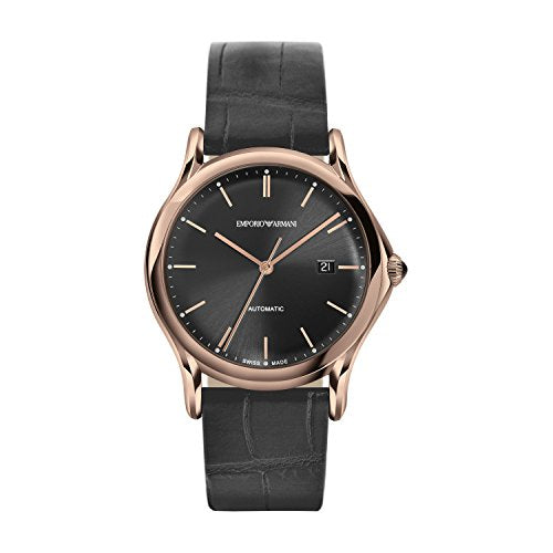 Emporio Armani Uhr für Herren, Quarzwerk und 42mm Gehäusegröße mit Edelstahl-, Leder- oder Silikonarmband