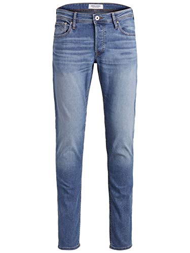 JACK & JONES Men’s Slim Fit Jeans – Stretch Denim with Tapered Leg