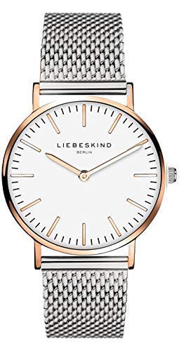 Liebeskind Berlin stainless steel watch with adjustable mesh strap