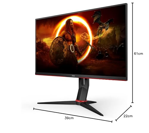 AOC Gaming CU34G2XPD – 34-Zoll-WQHD-Curved-Monitor, 180 Hz, schnelle VA, 1 ms GTG, FreeSync Premium, HDR400, höhenverstellbarer Standfuß (3440 x 1440, HDMI, DisplayPort, USB-Hub)