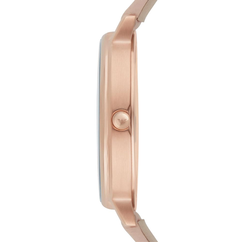 Emporio Armani ladies' two-hand stainless steel watch, 32 mm case size