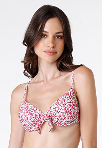 Lovable Women's Underwired Bra Bikini – Printed Knitted Micro Two-Piece Set