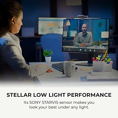 AverMedia PW515 4K Ultra HD Auto Focus Business Webcam - AI Controlled Solution Image and Lighting Adjustment 100° Wide FoV for Video Conferencing and Virtual Meeting Zoom Team Skype PC Mac