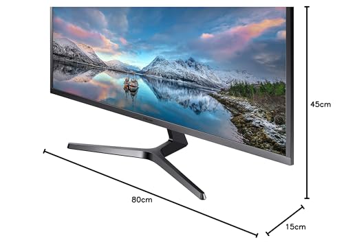 Samsung ViewFinity S50C Monitor S34C500GAU, 34 Zoll, VA-Panel, Ultra WQHD Auflösung, Eco Saving Plus, AMD Freesync, HDR10, 5 ms Reaktionszeit, Bildwiederholrate 100 Hz, Schwarz