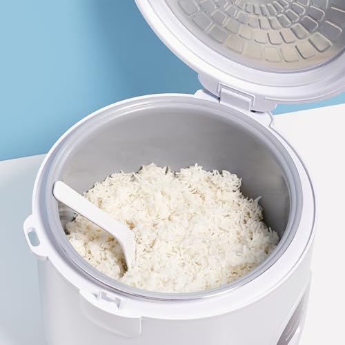 REISHUNGER Reiskocher & Dampfgarer mit Keramikbeschichtung - 1,2 L, Schwarz - Für 1-6 Personen - Schnelle Zubereitung ohne Anbrennen - Mit Warmhaltefunktion inkl. Dämpfeinsatz, Löffel & Messbecher