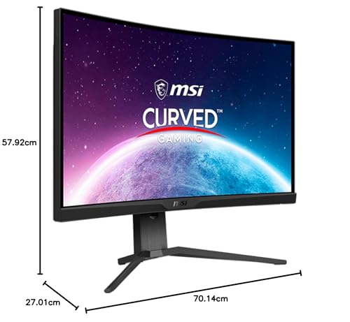 MSI G2422C 23,6 Zoll FHD Curved Gaming Monitor - 1500R 1920 x 1080 VA Panel, 180Hz / 1ms, Adaptive Sync - DP 1.2a, HDMI 2.0b CEC