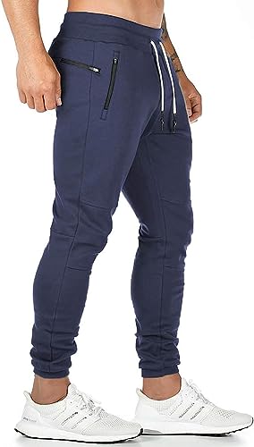 Men’s Slim Fit Cotton Jogging Pants – Long Sports Trousers