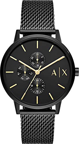 Armani Exchange Herren-Multifunktionsuhr, Edelstahluhr, 42 mm Gehäusegröße