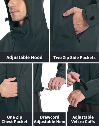 Pioneer Camp Men’s Waterproof Outdoor Jacket