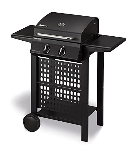 Enders Gasgrill SAN DIEGO 3, mit Thermometer, 3-Brenner aus Edelstahl, kleiner , Rost, Balkon-Grill, stabile Seitenablagen, leistungsstark, 50,5x33 cm/1.666,5 cm², 81166