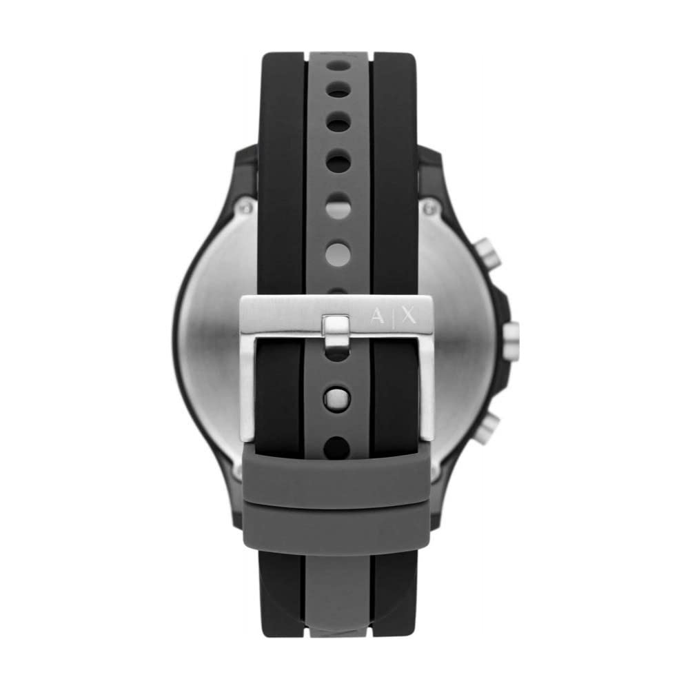 Armani Exchange Watch for Men, Chronograph Movement and 46mm Case Size with Stainless Steel, Leather or Silicone Strap