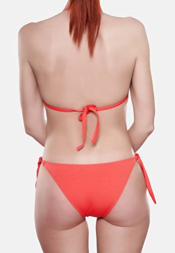 Women’s Two-Piece Bikini Set, Triangle Top with Center Knot Quick Drying Swimwear
