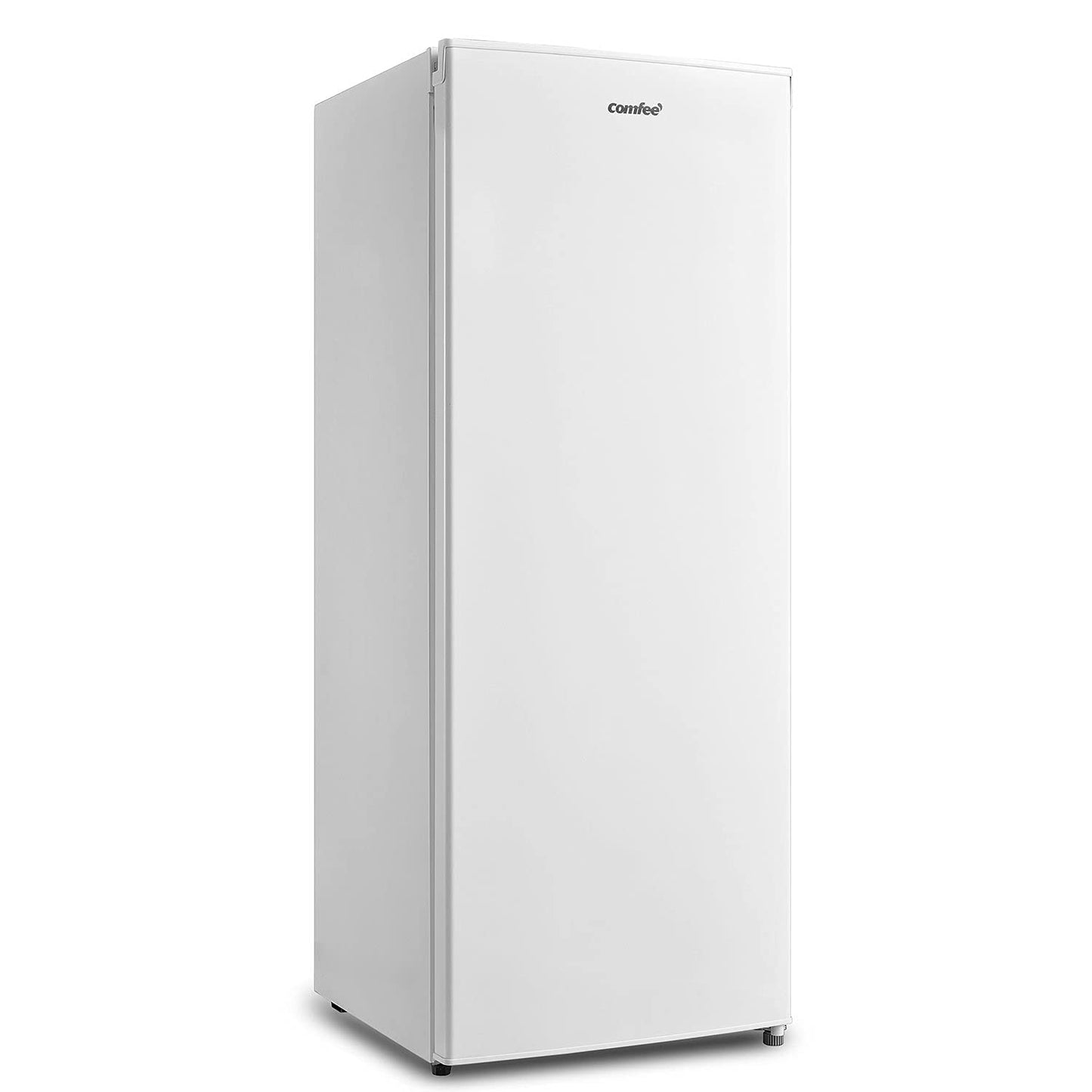 COMFEE' RCU60WH2(E) 60L Gefrierschrank senkrecht, 3 Fächer, Eintür, einstellbare Temperatur, umkehrbare Tür, leise, Freistehend, Weiß