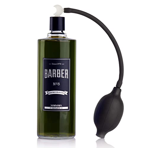BARBER MARMARA No.2 After Shave Balsam Herren - Cream Cologne Men - 400ml - Männer Aftershave Gel - Rasur Nachbehandlung - pflegt und kühlt - gegen Rasur Brand - Gesichtspflege - Barbershop-Duft