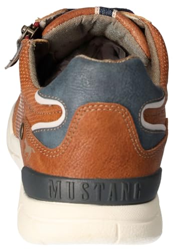 MUSTANG Men’s Trainers – Stylish Lace-Up Sneakers with Side Zip