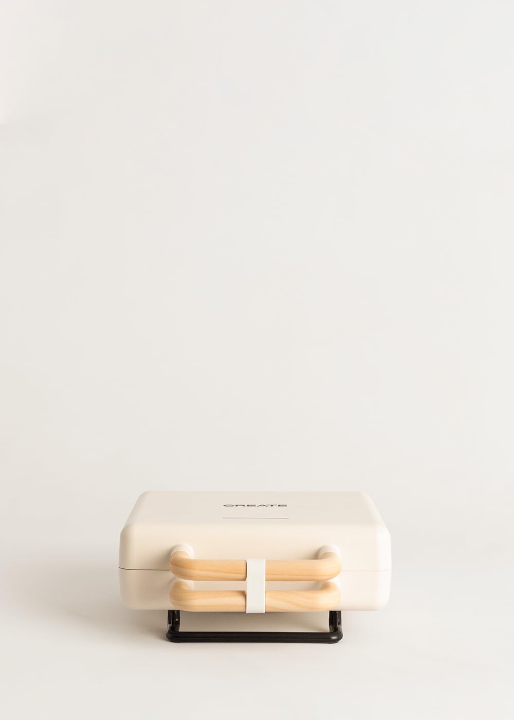 CREATE/STONE STUDIO/Sandwichmaker und Waffeleisen in Rosa-Barbie / 2 austauschbare Antihaftplatten, 1 Scheibe, 100º Offnung, BPA-frei, 105º Öffnung, Cool-Touch-Griff, 600W