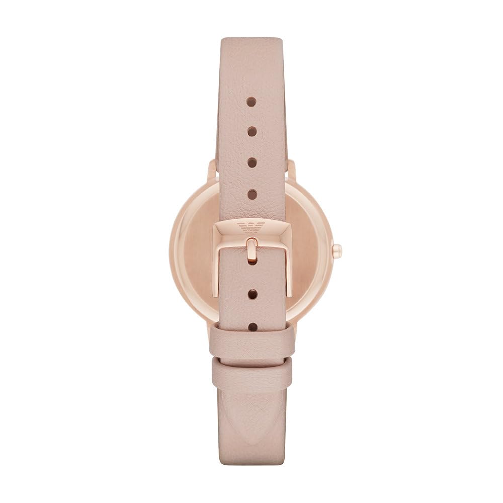 Emporio Armani ladies' two-hand stainless steel watch, 32 mm case size