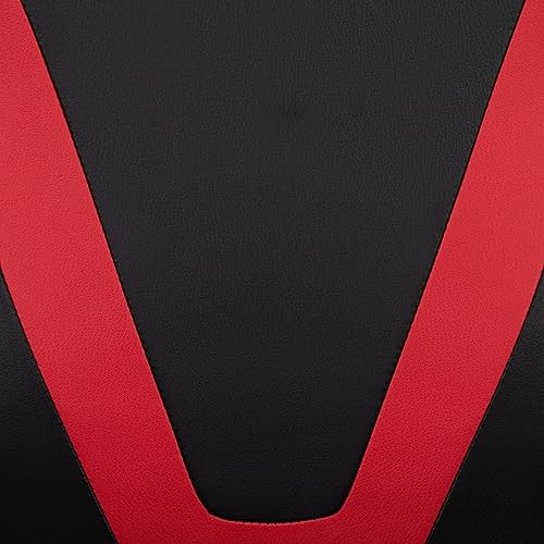 Flash Furniture X30 Gaming-Stuhl, ergonomischer Bürostuhl für PC- und Gaming-Setups, verstellbarer Rennsport-Stuhl mit vollständig verstellbarer Rückenunterstützung, schwarz mit weißer Verzierung