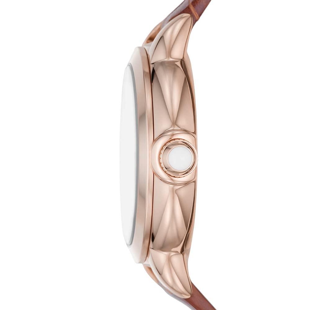 Emporio Armani Damenuhr, Dreizeiger Quarzwerk und 32mm Gehäusegröße mit Edelstahl-, Leder- oder Silikonarmband