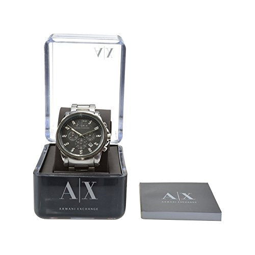 Armani Exchange Men's Chronograph, Stainless Steel Watch, 45 mm Case Size