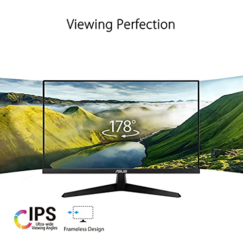 ASUS Eye Care VY249HF - 24 Zoll Full HD Monitor - 100 Hz, 1ms MPRT, AdaptiveSync - IPS Panel, Vesa 100x100, 16:9, 1920x1080, HDMI