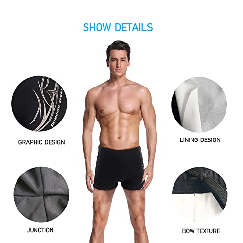Men’s Jammer Swim Shorts – High-Tech Elastic Swimwear