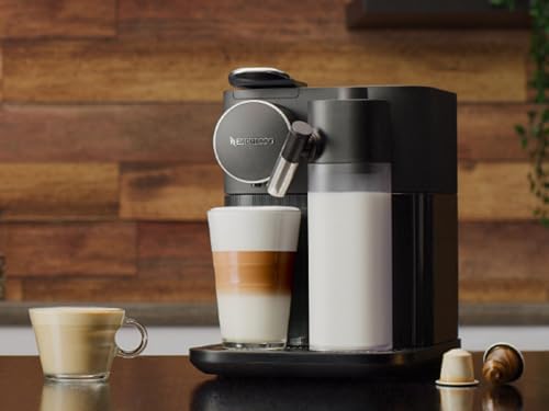 Nespresso De'Longhi EN640.B Gran Lattissima Kaffeekapselmaschine mit automatischem Milchsystem,19 Bar Druck,1400W,Schwarz