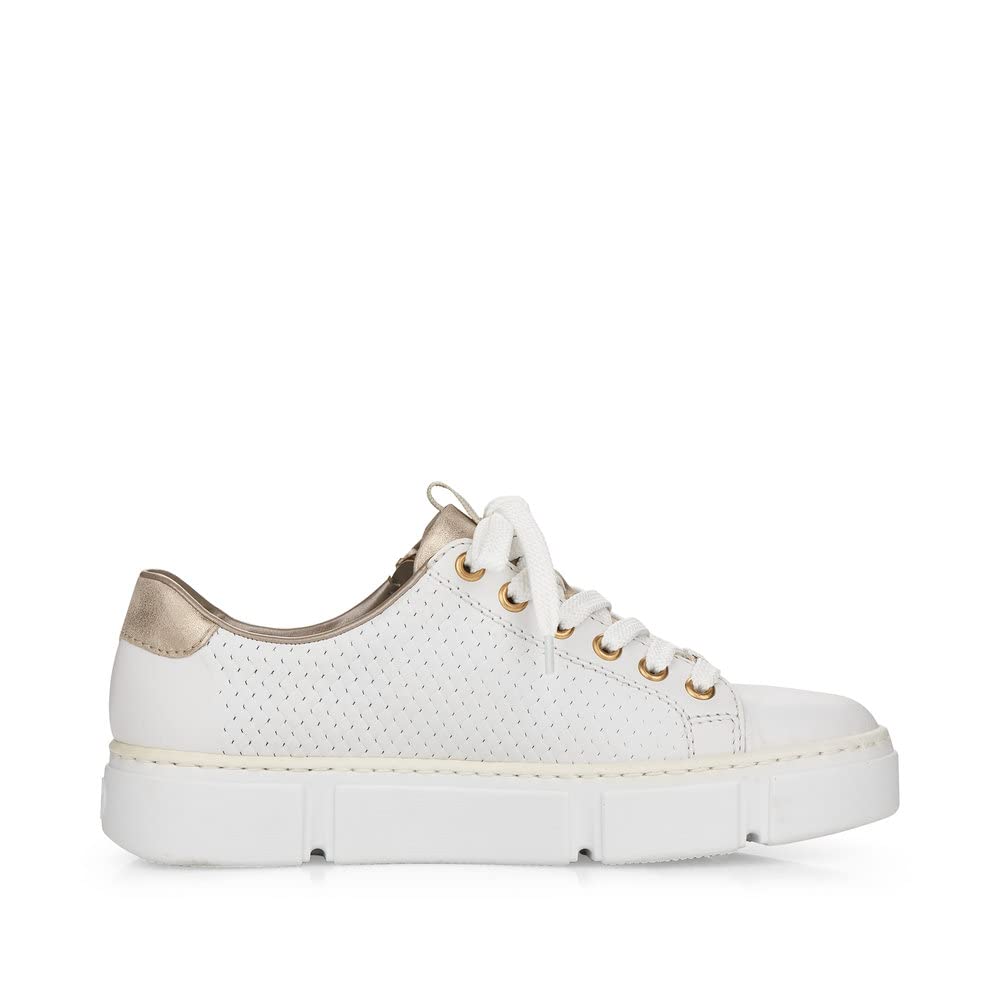 Rieker Women's Low-Top Sneaker N5932 – Stylish Leather Sneakers