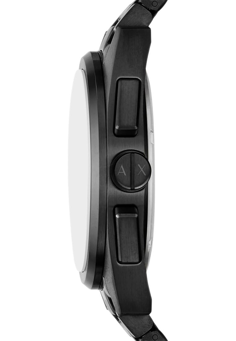 Armani Exchange Watch for Men, Quartz Movement and 42mm Case Size with Stainless Steel, Leather or Silicone Strap