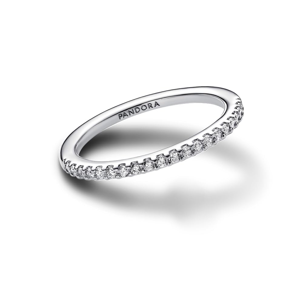 PANDORA Timeless Ring, 14K Gold-Plated with Clear Cubic Zirconia