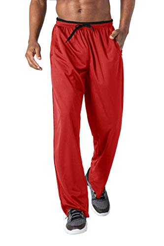 KEFITEVD Men’s Lightweight Jogging Pants with Zip Pockets