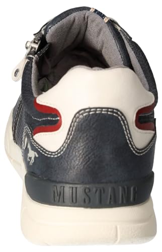 MUSTANG Men’s Trainers – Stylish Lace-Up Sneakers with Side Zip