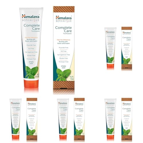 Himalaya Botanique Simply Mint Complete Care Toothpaste Refreshing Mint Flavour | Strong Teeth | Healthy Gums | Fresh Breath - 150g
