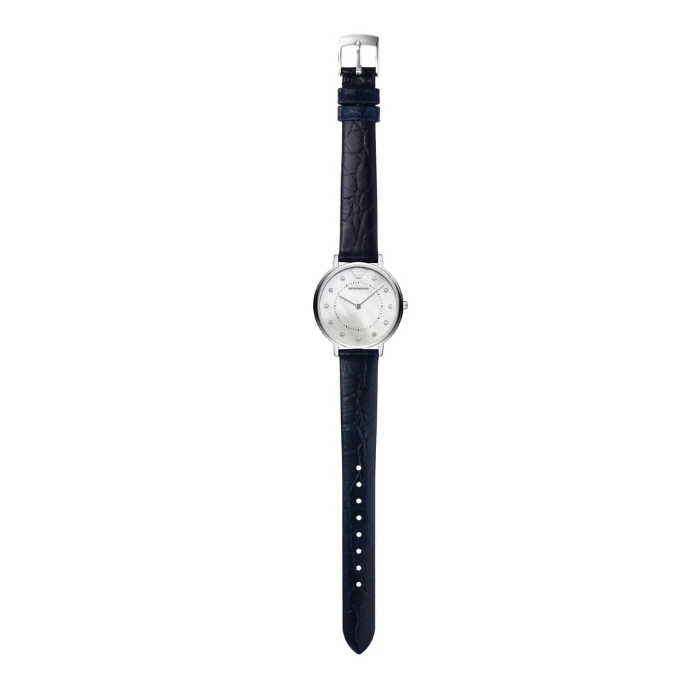 Emporio Armani ladies' two-hand stainless steel watch, 32 mm case size